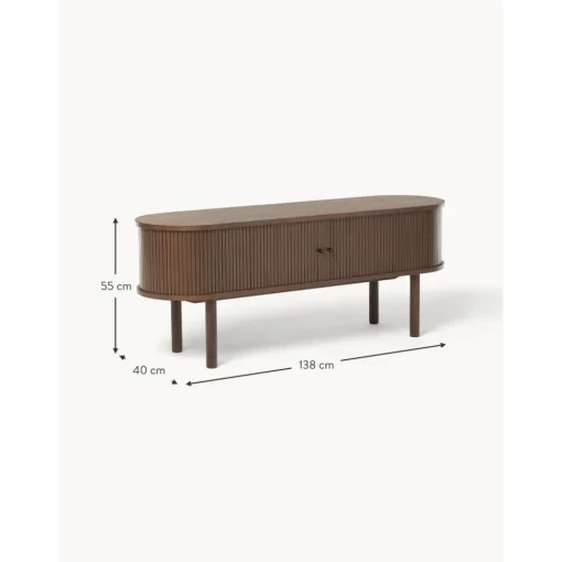 Credenza Bassa Con Fronte Scanalato Calary*Westwing Collection Discount