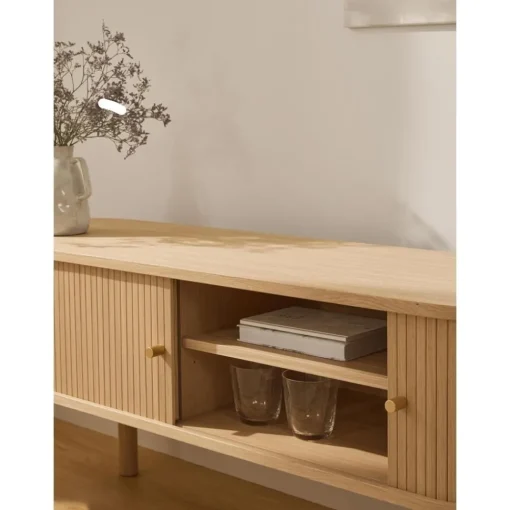 Credenza Bassa Con Fronte Scanalato Calary*Westwing Collection Hot