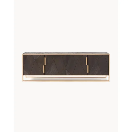 Credenza Bassa Harry In Legno Di Mango Massiccio*Westwing Collection Discount