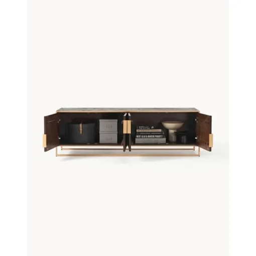Credenza Bassa Harry In Legno Di Mango Massiccio*Westwing Collection Discount