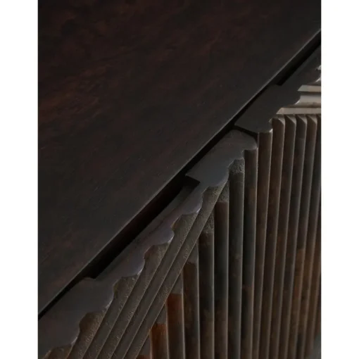 Credenza Bassa In Legno Di Mango Massiccio Con Ante Louis*Westwing Collection Hot