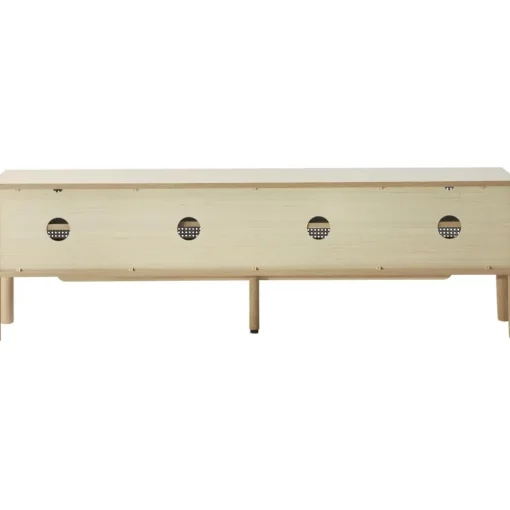 Credenza Bassa In Legno Di Quercia Con Intreccio Viennese Jolie*Westwing Collection Outlet
