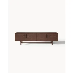 Credenza Bassa In Legno Di Quercia Con Ante Diana*Westwing Collection Hot