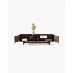 Credenza Bassa In Legno Di Quercia Con Ante Diana*Westwing Collection Hot