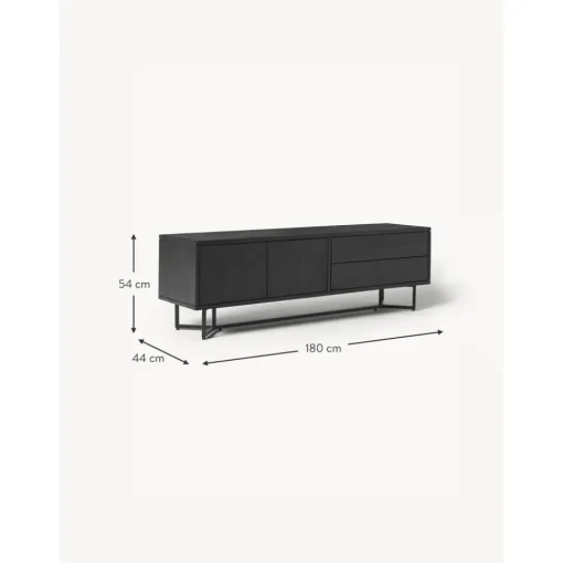 Credenza Bassa In Legno Massiccio Con Ante Luca*Westwing Collection Clearance