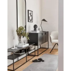 Credenza Bassa In Metallo Con Ripiano Neptun*Westwing Collection New