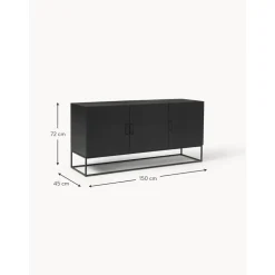 Credenza Con Ante In Legno Massiccio Lyle*Westwing Collection Clearance