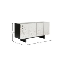 Credenza In Acciaio Inossidabile Caldera*Kare Design Clearance