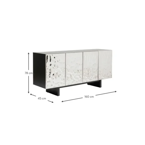 Credenza In Acciaio Inossidabile Caldera*Kare Design Clearance