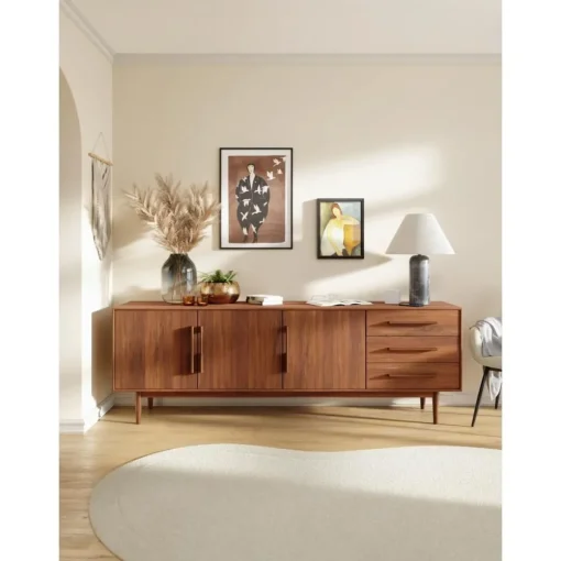 Credenza In Legno Di Mango Massiccio Con Ante E Cassetti Paul*Westwing Collection Fashion