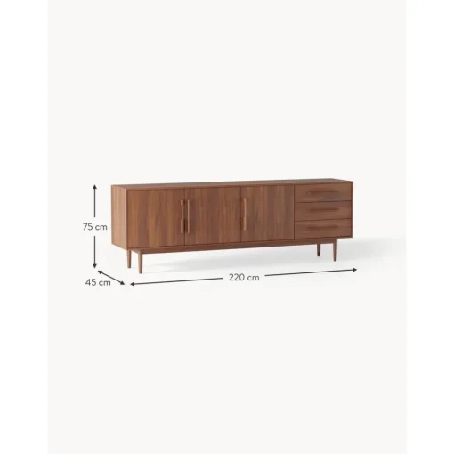 Credenza In Legno Di Mango Massiccio Con Ante E Cassetti Paul*Westwing Collection Fashion