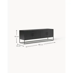 Credenza In Legno Di Mango Massiccio Con Ante Lyle*Westwing Collection Clearance