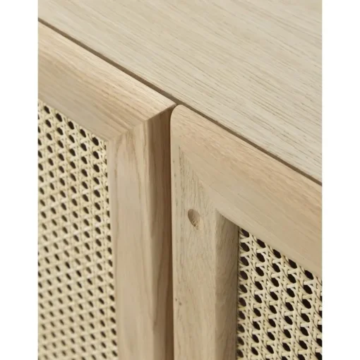 Credenza In Legno Di Quercia Con Intreccio Viennese Jolie*Westwing Collection Discount