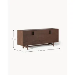 Credenza In Legno Di Quercia Con Ante Diana*Westwing Collection Outlet