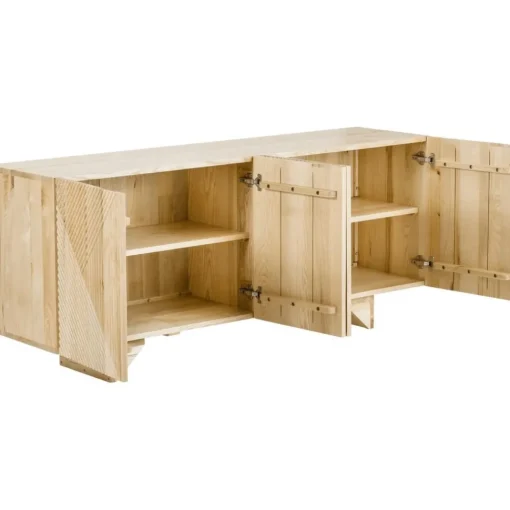 Credenza In Legno Massiccio Con Ante Louis*Westwing Collection Clearance