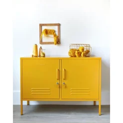 Credenza In Metallo Con Ante Mustard*Mustard Made Outlet
