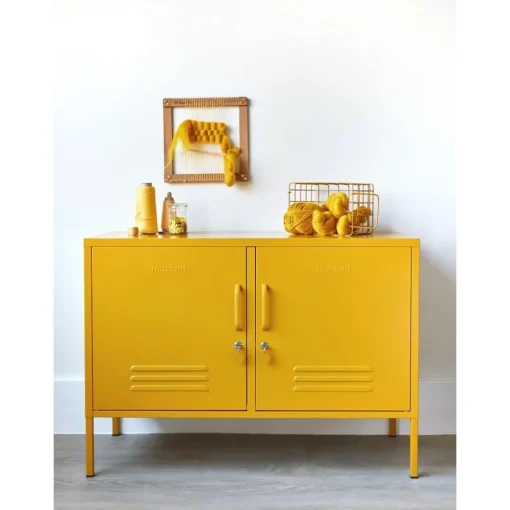 Credenza In Metallo Con Ante Mustard*Mustard Made Outlet