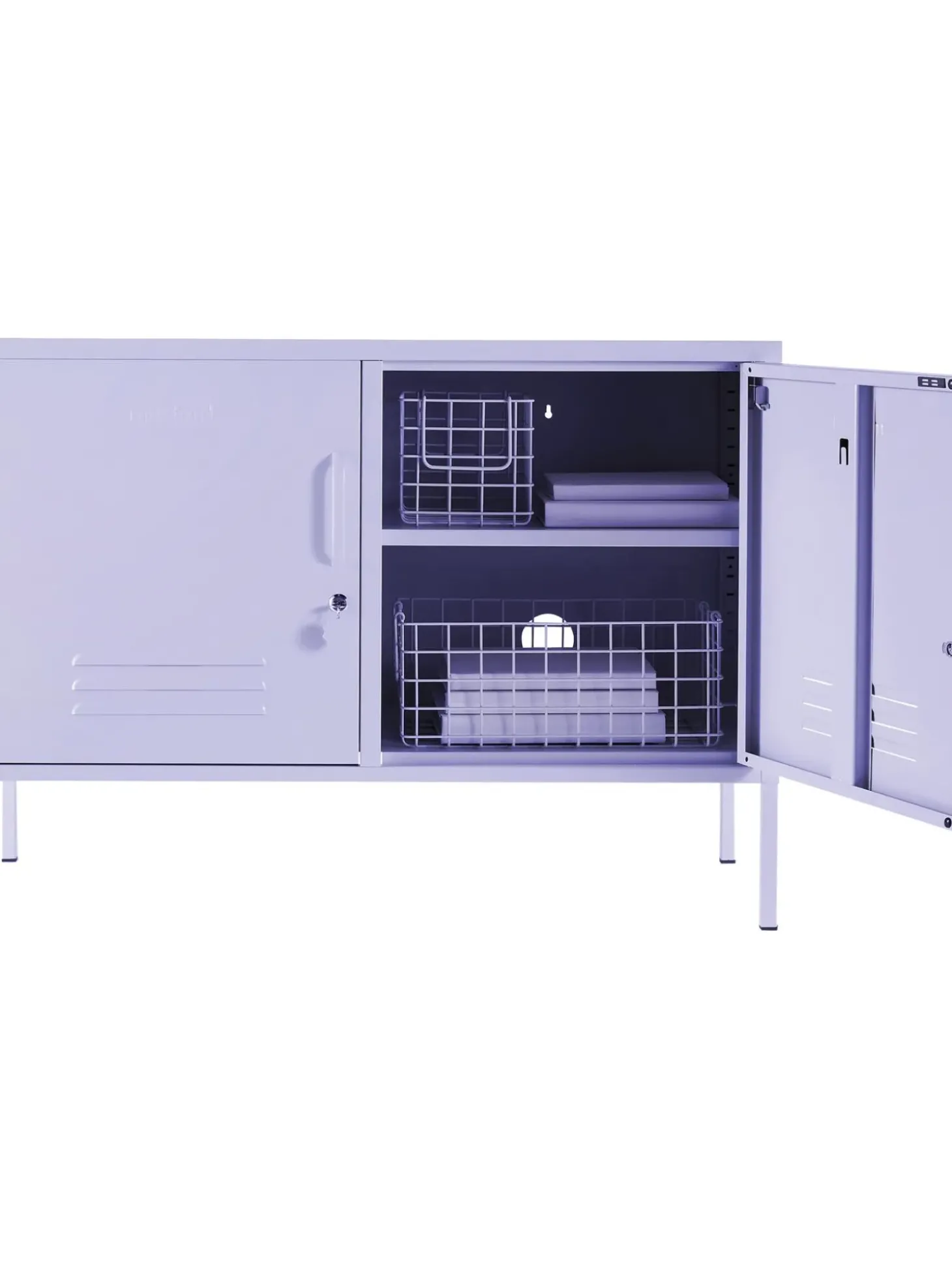 Credenza In Metallo Con Ante Mustard