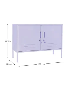 Credenza In Metallo Con Ante Mustard