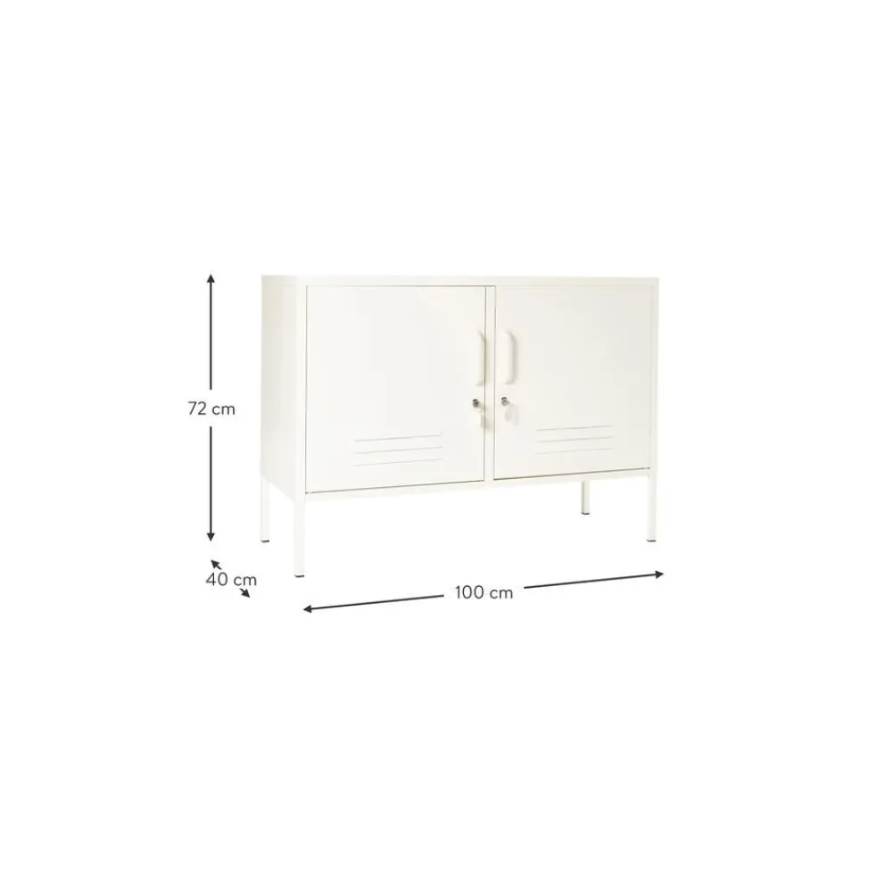 Credenza In Metallo Con Ante Mustard*Mustard Made Clearance