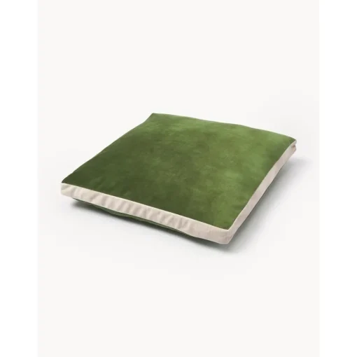 Cuscino A Forma Di Scatola In Velluto Con Bordino Tia*Westwing Collection Sale