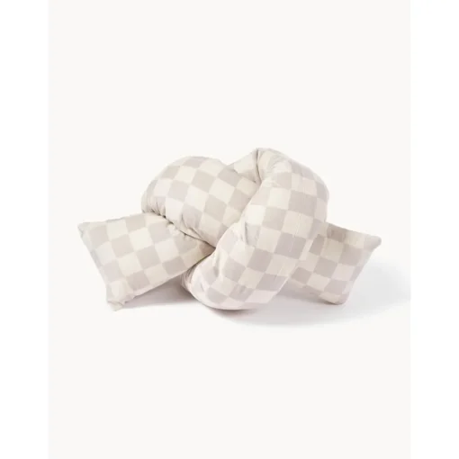 Cuscino Decorativo Imbottito In Velluto A Quadri Knot*Westwing Collection New