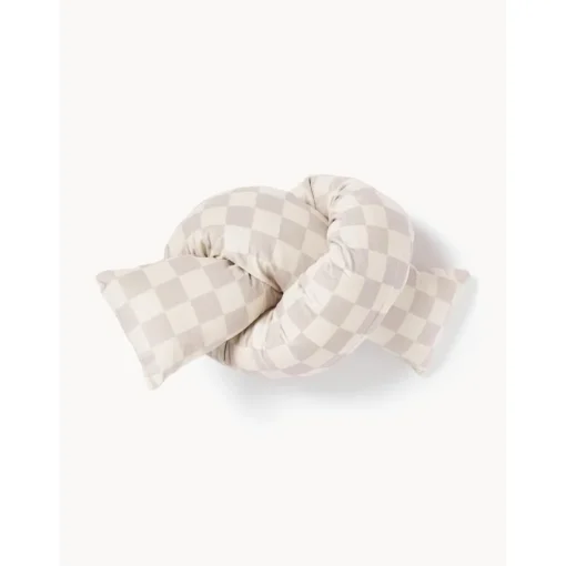 Cuscino Decorativo Imbottito In Velluto A Quadri Knot*Westwing Collection New