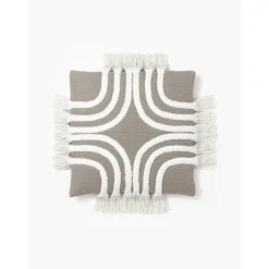 Cuscino In Cotone Con Dettagli Trapuntati Gabriel*Westwing Collection Outlet