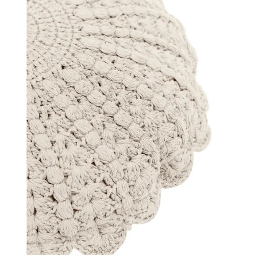 Cuscino Rotondo In Cotone All'Uncinetto Brielle*Westwing Collection Best