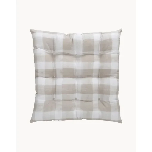 Cuscino Sedia In Cotone A Quadretti Milene*Westwing Collection Hot