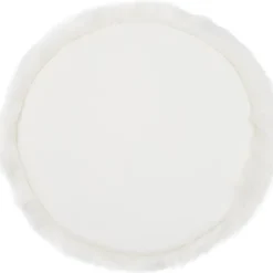 Cuscino Sedia Rotondo In Ecopelliccia Lisica Mathilde*Westwing Collection Sale