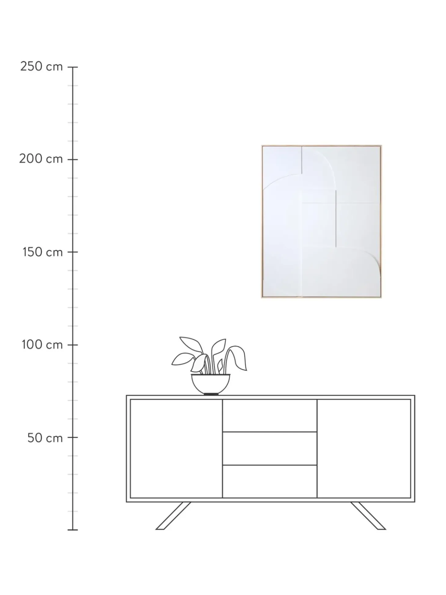 Decorazione Da Parete Con Cornice A Rilievo Amido
