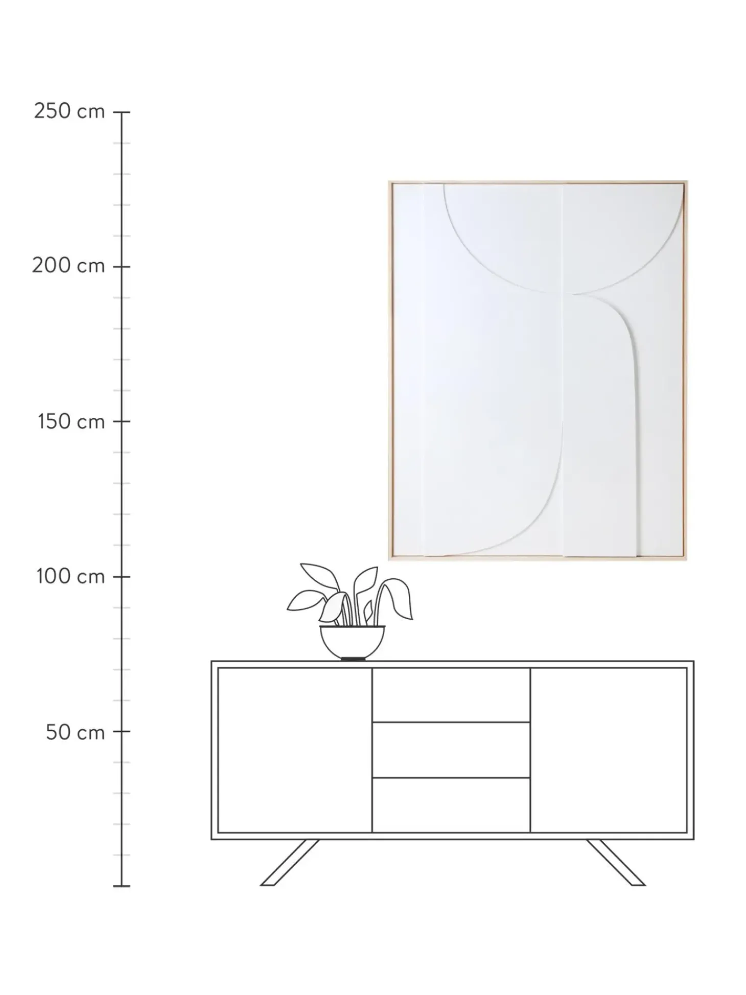 Decorazione Da Parete Con Cornice A Rilievo Betido