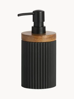 Dispenser Sapone Con Dettaglio In Legno Laura
