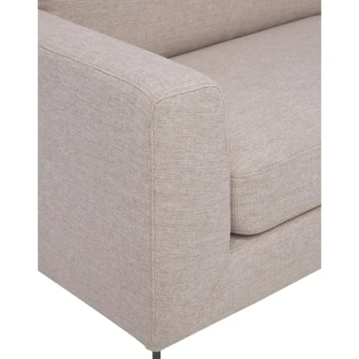 Divano 3 Posti Con Piedini In Metallo Cucita*Westwing Collection New