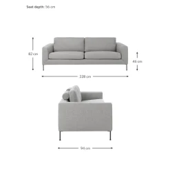 Divano 3 Posti Cucita*Westwing Collection Online