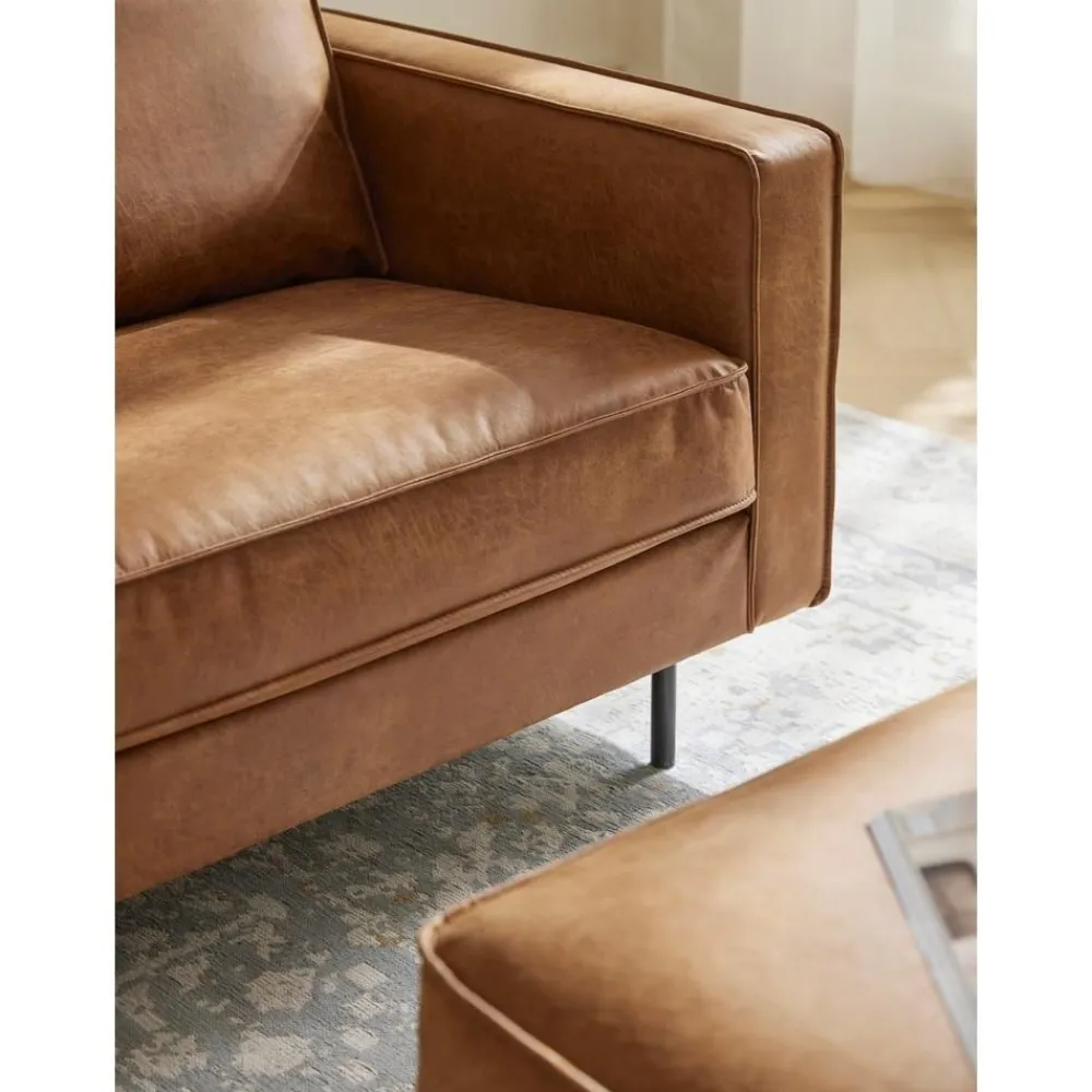 Divano 3 Posti In Pelle Riciclata Hunter*Westwing Collection Hot