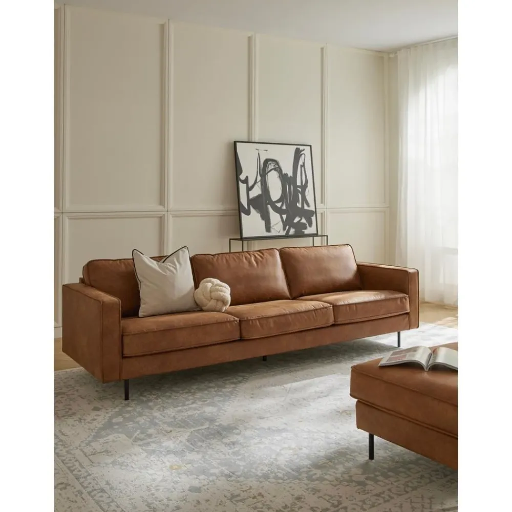 Divano 3 Posti In Pelle Riciclata Hunter*Westwing Collection Hot