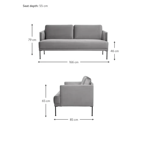 Divano 2 Posti In Velluto Fluente*Westwing Collection Best