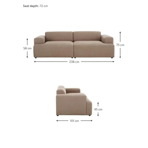 Divano 3 Posti Melva*Westwing Collection Outlet