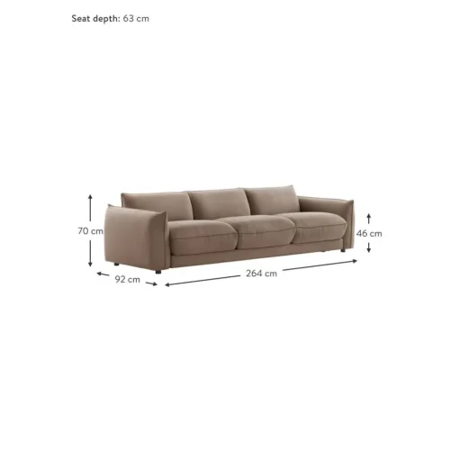 Divano 3 Posti Molton*Jotex New
