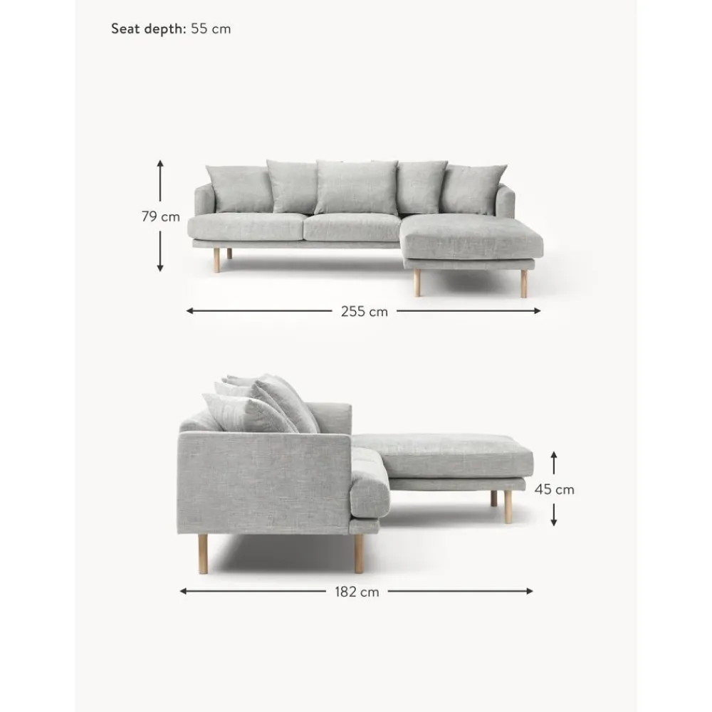 Divano Angolare 3 Posti Adrian*Westwing Collection Sale