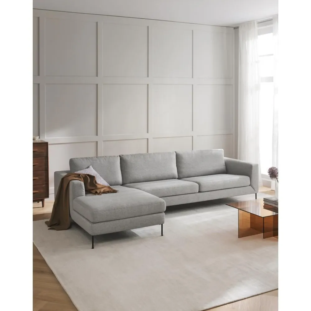 Divano Angolare 4 Posti Cucita*Westwing Collection New