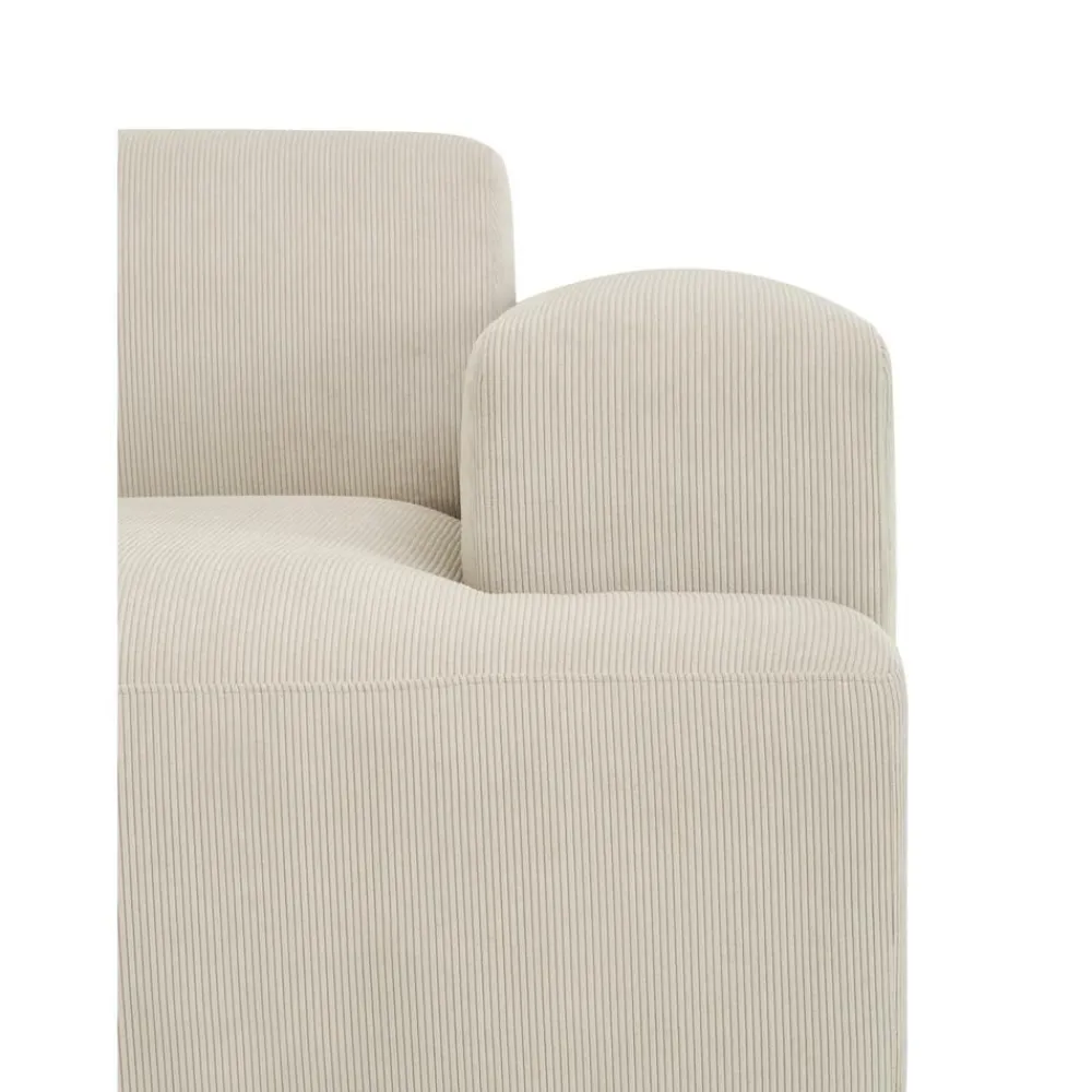 Divano Angolare 3 Posti In Velluto A Coste Melva*Westwing Collection Fashion