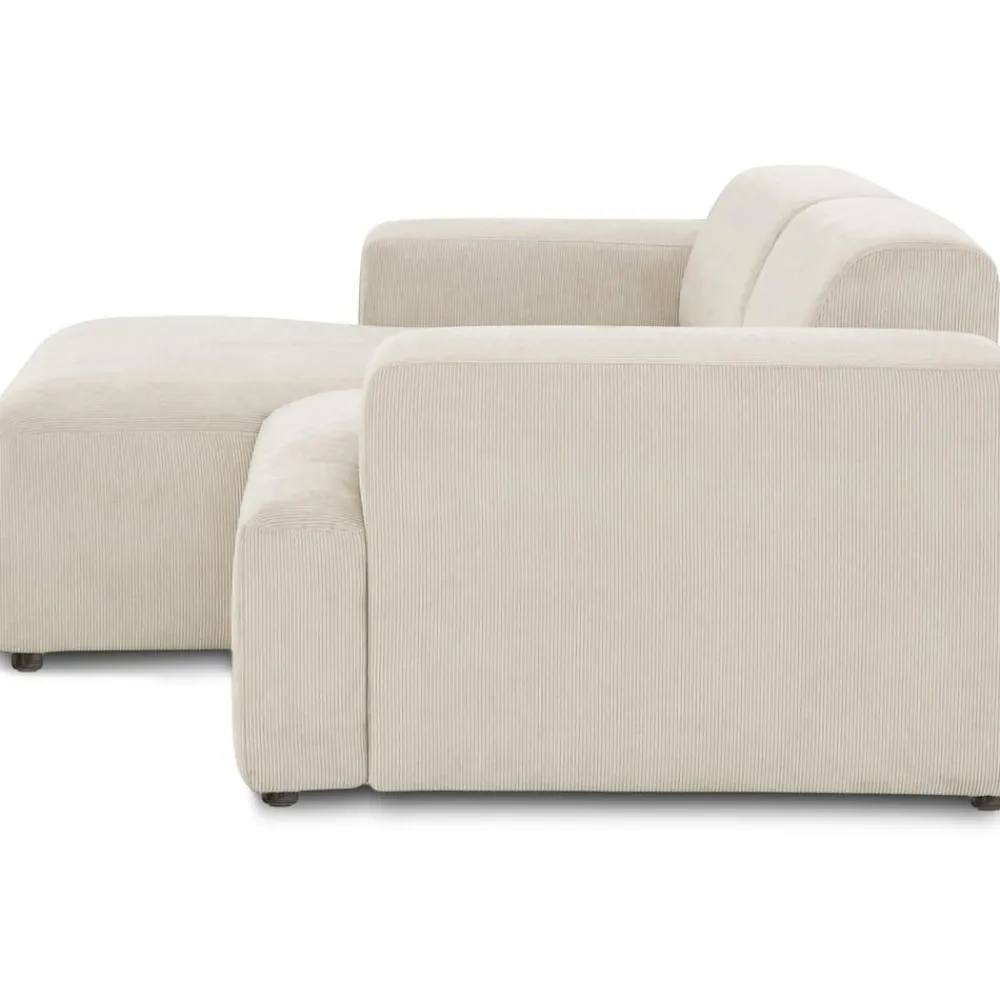 Divano Angolare 3 Posti In Velluto A Coste Melva*Westwing Collection Fashion