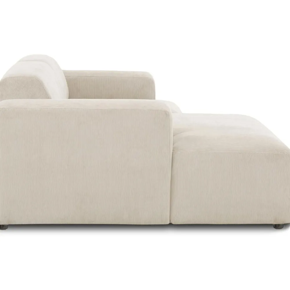 Divano Angolare 3 Posti In Velluto A Coste Melva*Westwing Collection Fashion