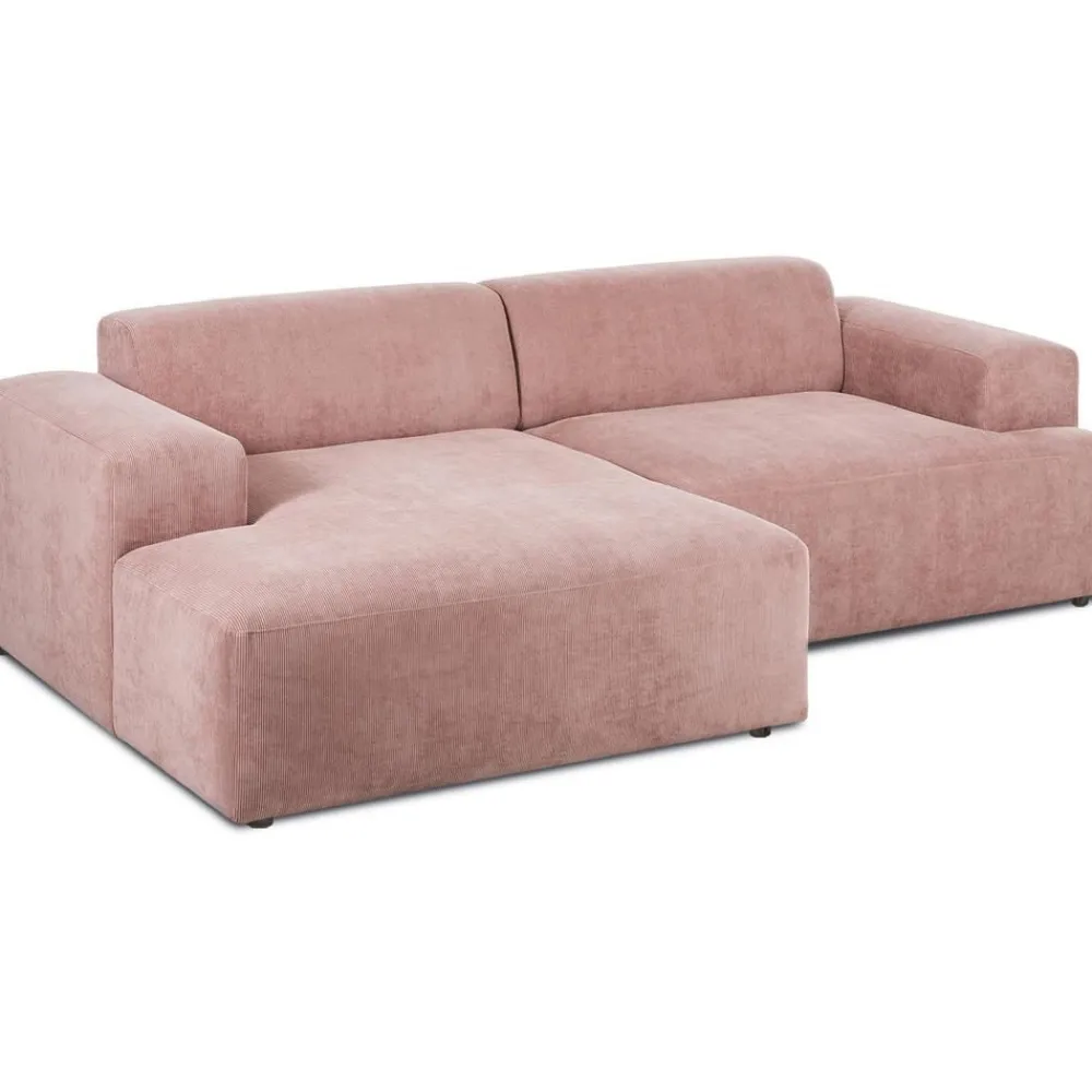 Divano Angolare 3 Posti In Velluto A Coste Melva*Westwing Collection Fashion