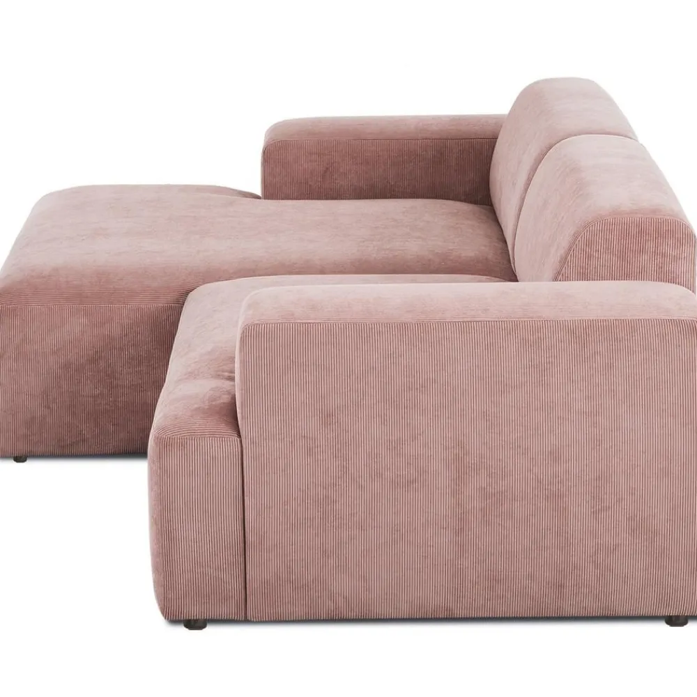 Divano Angolare 3 Posti In Velluto A Coste Melva*Westwing Collection Fashion