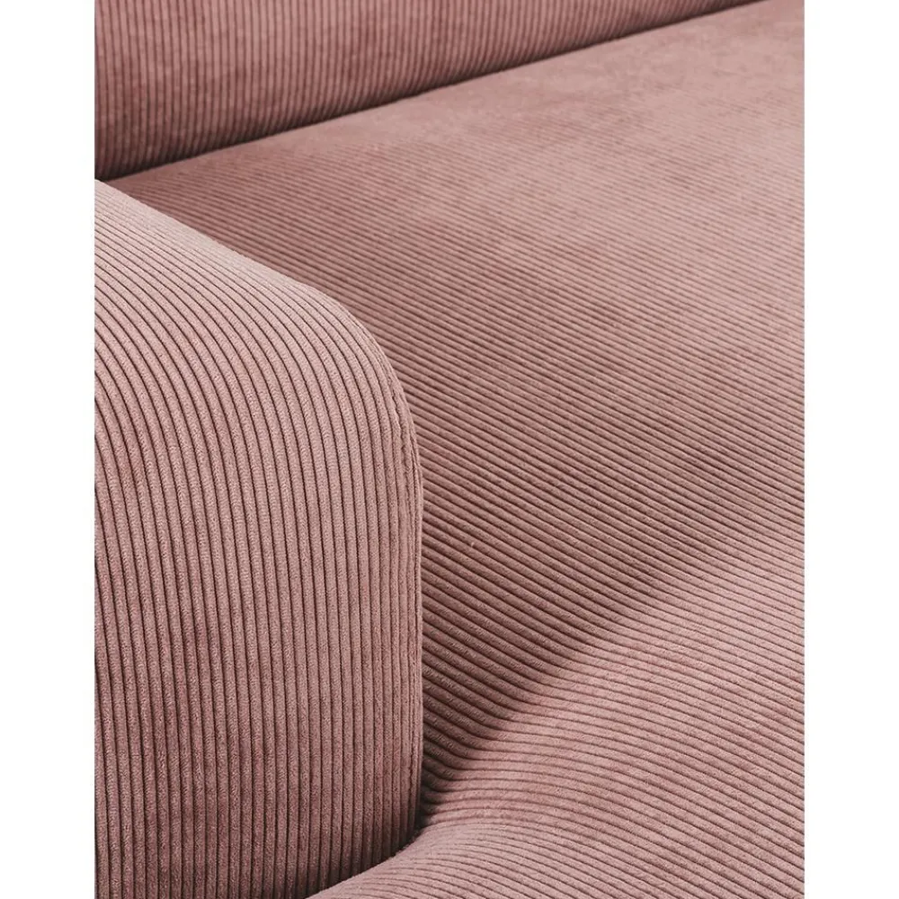 Divano Angolare 3 Posti In Velluto A Coste Melva*Westwing Collection Fashion