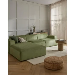 Divano Angolare 4 Posti In Velluto A Coste Melva*Westwing Collection Hot